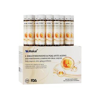 Makal麦角硫因PQQ胶原蛋白口服液焕亮抗皱美白饮内服熬夜修护衰老