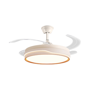 2026新款变频隐形风扇灯餐厅卧室电扇灯家用一体简约现代吊扇灯