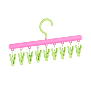 袜子晾晒架家用阳台多夹子晾衣架多功能防风内衣内裤架夹收纳神器