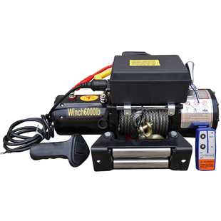 12V24V越野车专用电动绞盘车载小吊机汽车专用牵引自救电动葫芦