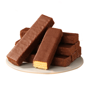 甄磨坊可可乳清蛋白棒威化代餐能量棒巧克力夹心办公室休闲零食品