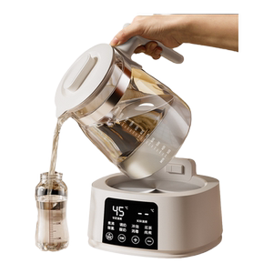 小壮熊全玻璃恒温水壶婴儿专用冲奶粉泡奶一体机烧水壶家用调奶器