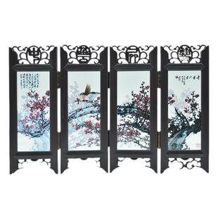 小屏风摆件 中国风特色工艺品礼品出国送老外纪念品外事留学礼物