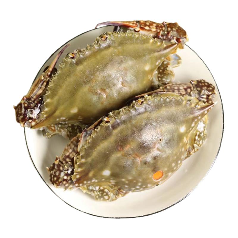 满膏满肉野生红膏呛蟹温州江蟹生