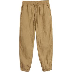 美特斯邦威休闲长裤春秋季新款男舒适学院风解构束脚梭织裤子长裤