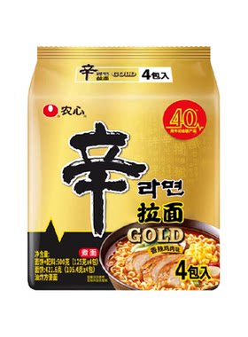 农心香辣鸡肉味40周年辛拉面