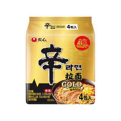 农心香辣鸡肉味40周年辛拉面