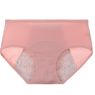 Women Cotton Sanitary Panties, Thin Summer Anti-Leak Briefs