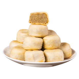 0添加蔗糖正宗手工冰皮绿豆饼红豆饼老式绿豆糕早餐小吃营养糕点