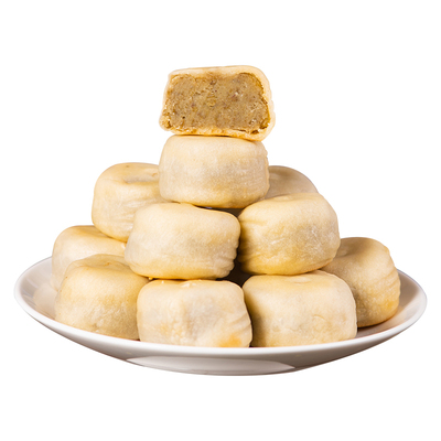 0添加蔗糖正宗手工冰皮绿豆饼红豆饼老式绿豆糕早餐小吃营养糕点