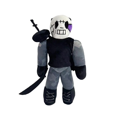 爆款现货RobloxForsaken Slasher毛绒玩具游戏砍杀者公仔礼物收藏