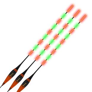 咬钩变色夜光漂醒目灵敏电子漂超亮夜钓浮漂鲫鱼漂大物日夜水无影