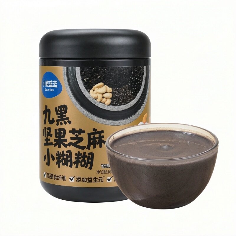 小鹿蓝蓝九黑坚果芝麻糊480g