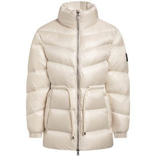 [东丽克轻面料]暇步士女装冬季保暖立领收腰排骨亮面厚羽绒服外套