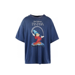 Saint Mx6 Disney联名Fantasia梦幻米奇水洗做旧短袖长袖vintage