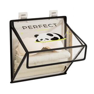 浴室放干净衣服神器洗澡防水衣物挂袋宿舍卫生间折叠置物架免打孔