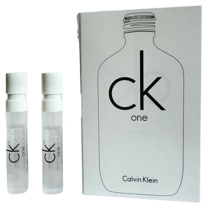 ck one淡香水/ck everyone浓香水试管小样1.2ml