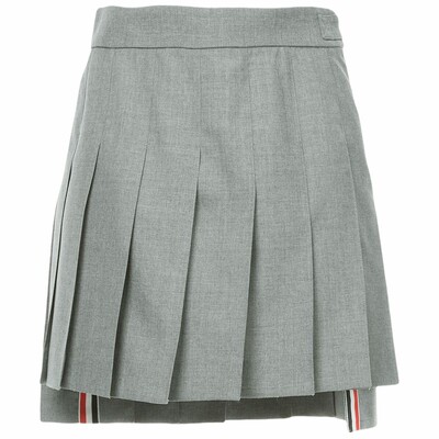 ThomBrowne女士百褶短裙
