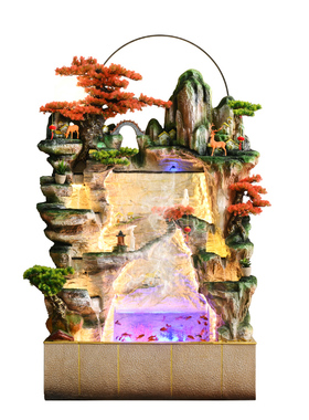 流水摆件循环水加湿器造景观装饰