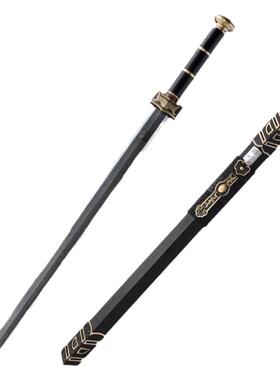 龙泉尊武文化如意八面花纹钢刀剑