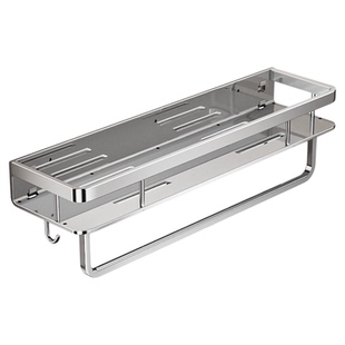 加厚不锈钢卫生间置物架免打孔厕所洗漱台壁挂洗手间浴室收纳架子