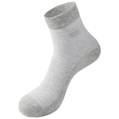 七匹狼10A抗菌全棉防臭中筒袜子