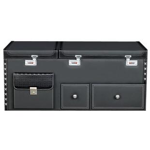 suv车载多功能整理箱汽车后备箱收纳储物箱子尾箱密码杂置物用品