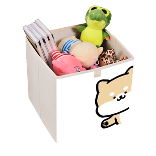 布艺收纳箱定制学生衣物书本储物箱宝宝玩具盒子格子柜折叠储物筐