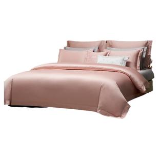 【商场同款】梦洁家纺长绒棉绣花四件套床品248x248被套日月与卿