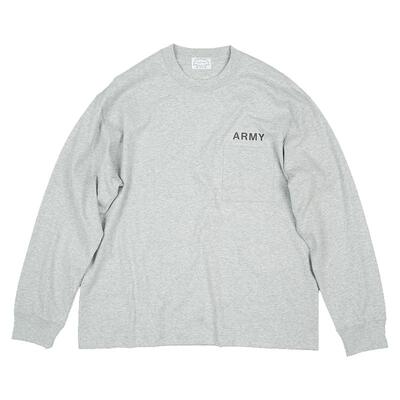 25新款重磅纯棉口袋印花长袖