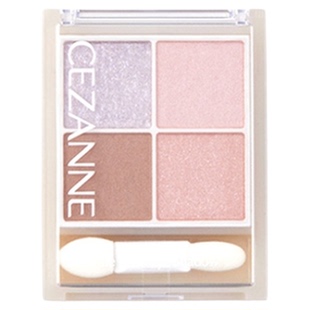 日本倩丽四色眼影CEZANNE/倩诗丽四色眼影透明感盘修饰眼部02清透