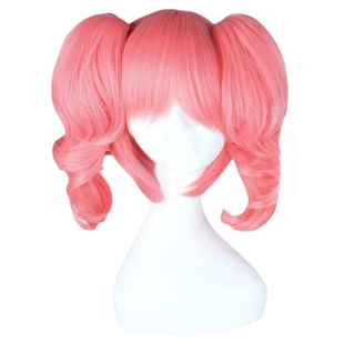 馒头家 /妖狐X仆SS/骷髅宫歌留多cos假发/粉色双马尾/cosplay假发