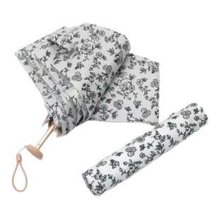 出口原单112克超轻羽毛伞碳纤维防紫外线防晒小巧雨伞太阳伞