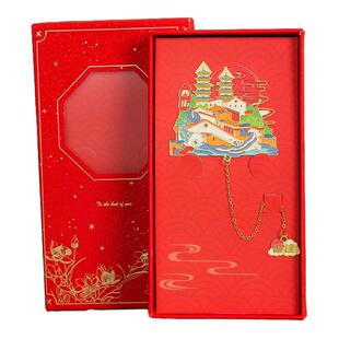 福建泉州西街文创纪念品金属书签创意高档古典中国风礼物伴手礼