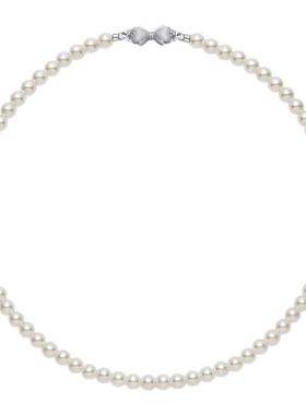 饰悟珍珠蝴蝶结高级感女锁骨链