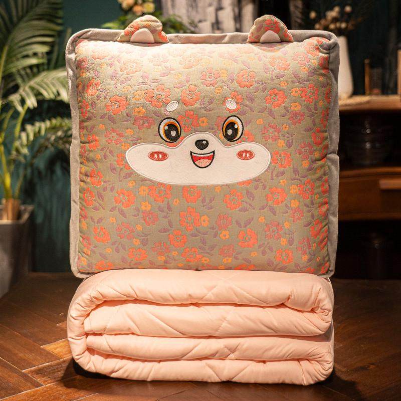 抱枕被子两用毯子二合一汽车靠枕办公室午睡枕头女生睡觉车用车载