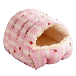 猫窝冬加厚狗窝半封闭式过冬猫屋猫咪冬季2025新款保暖兔子睡袋窝