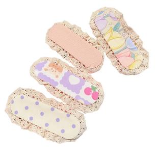 宝宝甜美花边刘海贴女童前额碎发贴女孩可爱魔法贴儿童魔术贴发帖