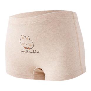 顶呱呱顶瓜瓜彩棉儿童男童内裤平角纯棉小孩中大童学生男宝宝短裤