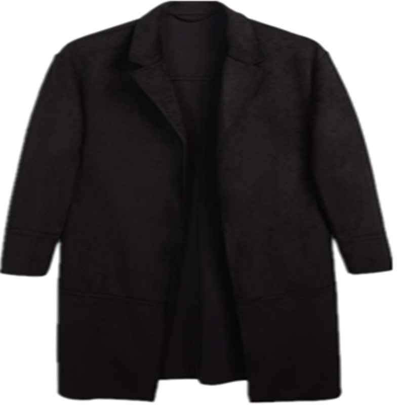 XIONGZARA 春季新款 青年男装 中长款仿麂皮大衣外套 03548330711