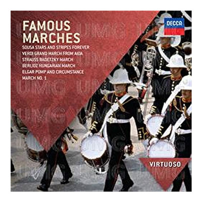 【原装进口】Famous Marches21首著名进行曲 DECCA CD唱片4784228