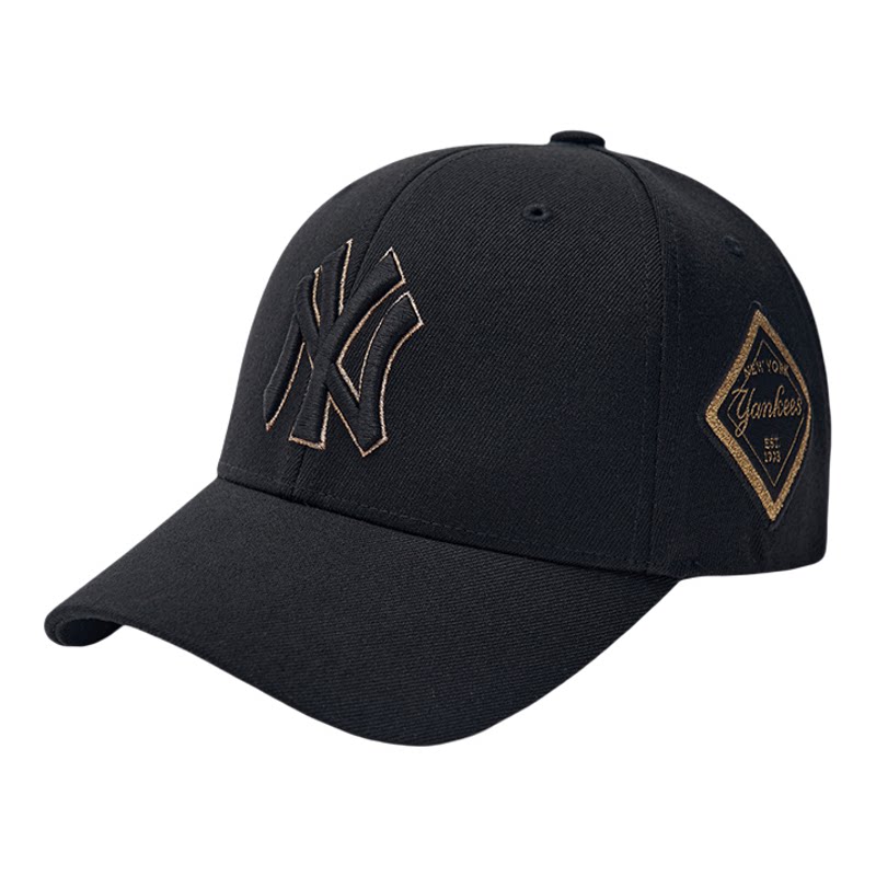 MLB官方帽子棒球帽 男女鸭舌帽刺绣遮阳帽硬顶3ACP8501N