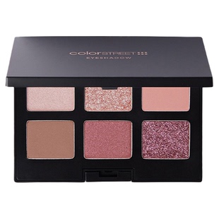 COLOR STREET眼影盘六色哑光珠光卧蚕不飞粉日常妆进口正品缤纷街