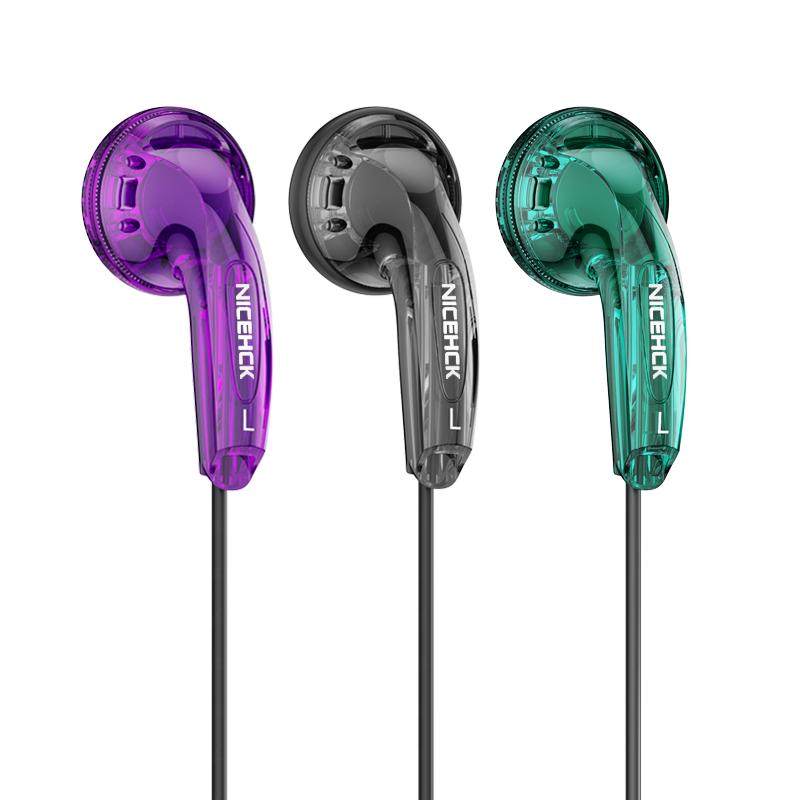 NICEHCK原道无迹耳机平头塞mx500有线hifi耳塞带麦网红同款一代酱