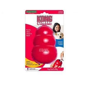 KONG宠物狗狗玩具美国橡胶漏食球趣味耐咬磨牙丰容益智解闷葫芦