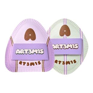 小猴子凹凸迷思粉扑网球菱零伍气垫腮红定妆不吃粉迷你手指绒地咚