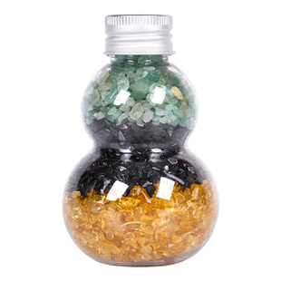 三色水晶葫芦解厕所在正东西北厨卫相邻净秽瓶家居摆件荷花鲤鱼图