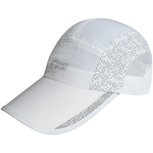 鸭舌帽男款速干帽子运动户外跑步透气棒球帽太阳帽女夏凉帽时尚