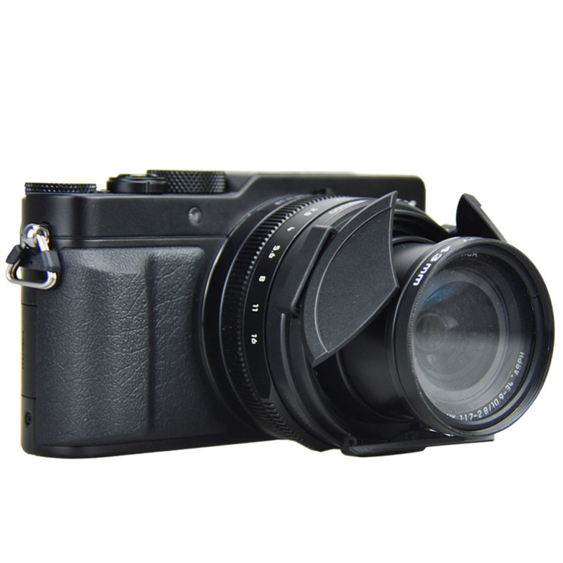 JJC适用松下DMW-LFAC1自动镜头盖LX100 LX100M2徕卡D-LUX 7/8配件