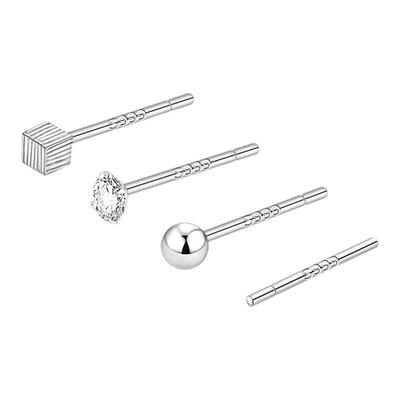 999纯银养耳洞耳钉女养耳棒